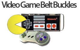 Video Game Belt Buckles